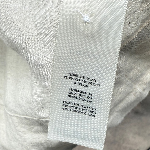 ARITZIA WILFRED Eleta Linen Mini Dress tie waist size xs - Picture 8 of 8